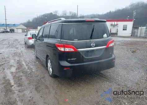 2013 Nissan Quest Sl z USA, uszkodzony, nr VIN JN8AE2KP7D9067440